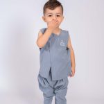 2PCS MODAL SET GILLET & TROUSERS
