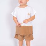 2PCS MODAL SET 2COLORS TOP & SHORTS