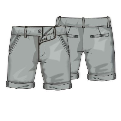 chino short garment dyed