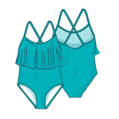 laser cut swimsuit