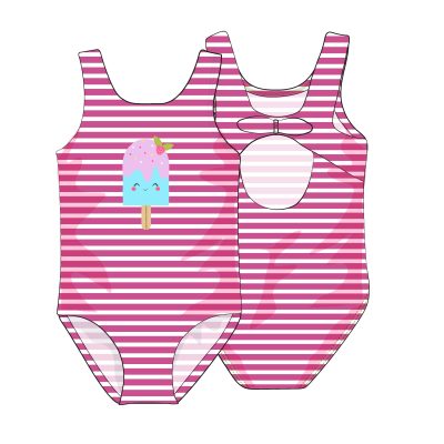 swimsuit with applique