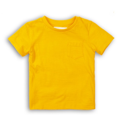 boys mustard slub crew tshirt BASICS