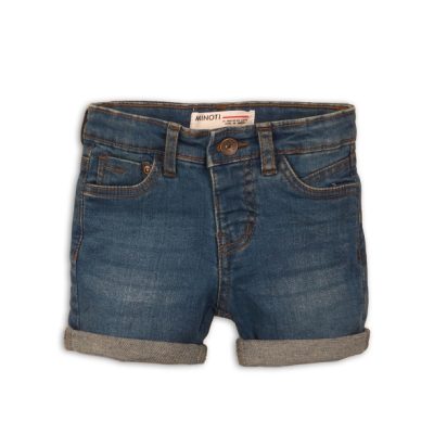 boys mid blue denim short BASICS