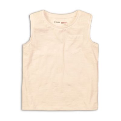 boys white slub vest BASICS