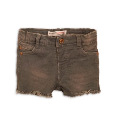 girls light grey denim short BASICS