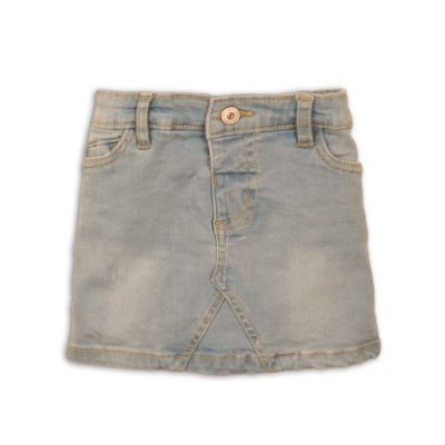 girls pale wash denim skirt BASICS