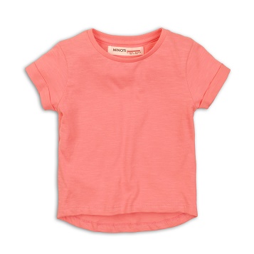 girls coral slub jersey tshirt BASICS