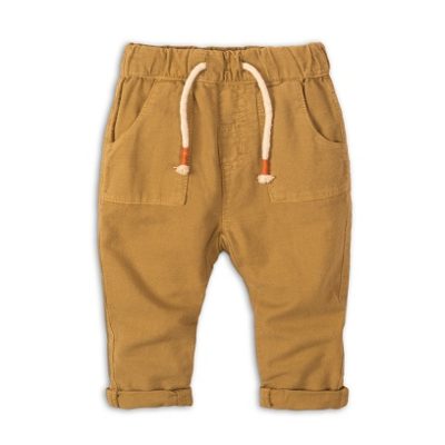 linen look pull on pant DESERT SANDS