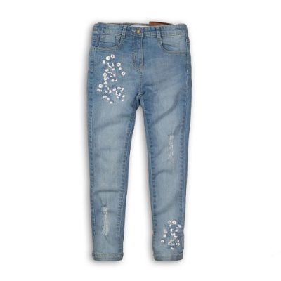embroidered skinny denim jean HYDRANGAE