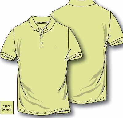 yellow basic pique polo BASIC BOY