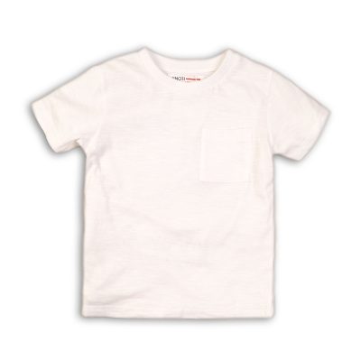 white basic slub t shirt BASIC BOY