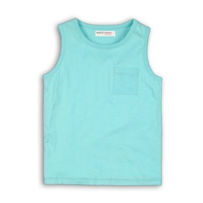 turq basic slub vest BASIC BOY