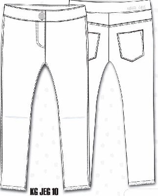 white basic jegging BASIC GIRL
