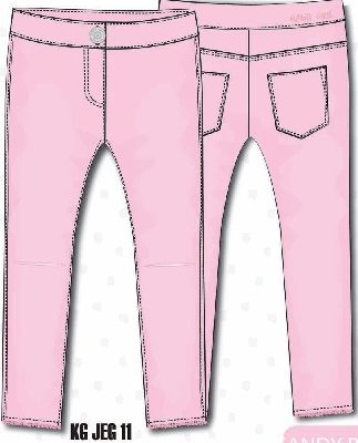 pink basic jegging BASIC GIRL