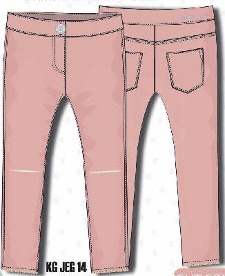 apricot basic jegging BASIC GIRL