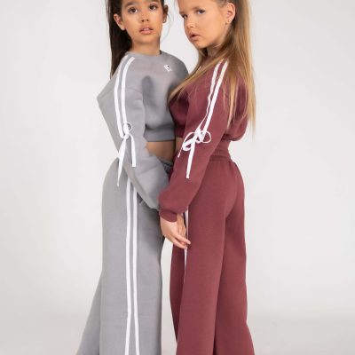 ΣΕΤ 2ΤΜΧ minimo.bych ΦΟΥΤΕΡ crop top ΚΑΙ ΠΑΝΤΕΛΟΝΙ ΜΕ ΡΕΛΙΑ