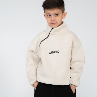 2PCS SWEATSHIRT SET – HALF-ZIP SWEAT TOP WITH TECH.minimo.bych