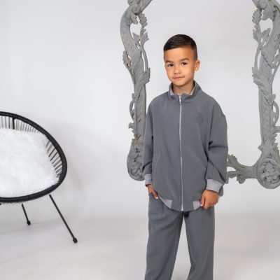 ΣΕΤ ΚΟΥΣΤΟΥΜΟΠΑΝΟ 2ΤΜΧ minimo.bych ΖΑΚΈΤΑ ΣΕ ΣΤΥΛ BOMBER ΜΠΟΥΦΑΝ  & ΑΝΕΤΟ ΠΑΝΤΕΛΟΝΙ