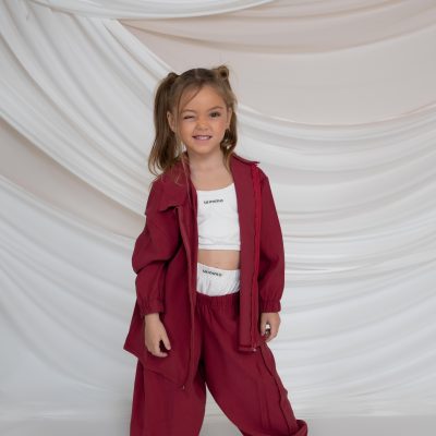 ΣΕΤ 3ΤΜΧ ΖΑΚΕΤΑ ΜΕ ΦΕΡΜΟΥΑΡ, ΚΡΟΠ ΤΟΠ ΑΠΟ ΛΥΚΡΑ & JOGGER ΜΕ ΜΠΟΞΕΡ ΣΤΗ ΜΕΣΗ.minimobych