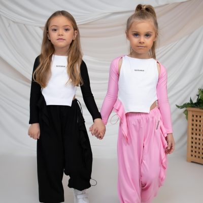 ΣΕΤ 3TMX RIB ΤΟΠ ΜΕ ΛΕΠΤΟΜΕΡΕΙΕΣ ΒΟΛΑΝ, ΜΠΟΛΕΡΟ & JOGGER ΜΕ ΒΟΛΑΝ ΣΤΟ ΠΛΑΙ.minimobych