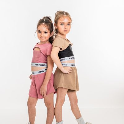 3PCS SET SHORT SLEEVES TOP, SLEEVELESS TOP AND SHO