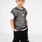 ΣΕΤ 3ΤΜΧ  ΜΠΛΟΥΖΑ ΚΟΝΤΟΜΑΝΙΚΗ ,ΔΙΧΤΥΩΤΗ ΑΜΑΝΙΚΗ ΜΠΛΟΥΖΑ ΚΑΙ ΦΟΥΤΕΡ ΒΕΡΜΟΥΔΑ minimo.bych